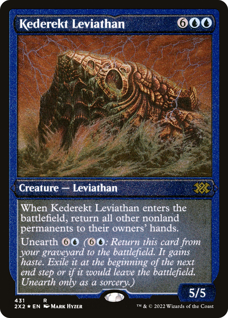 Kederekt Leviathan (2X2-431) [Double Masters 2022] Etched Foil