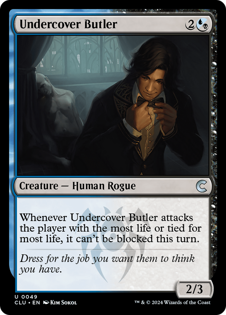 Undercover Butler (CLU-049) [Ravnica: Clue Edition] Foil
