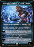Tezzeret, Betrayer of Flesh (Showcase) (NEO-376) [Kamigawa: Neon Dynasty]