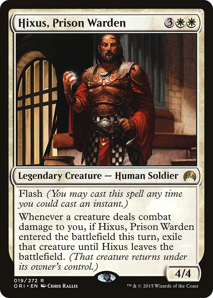 Hixus, Prison Warden (ORI-019) [Magic Origins] Foil