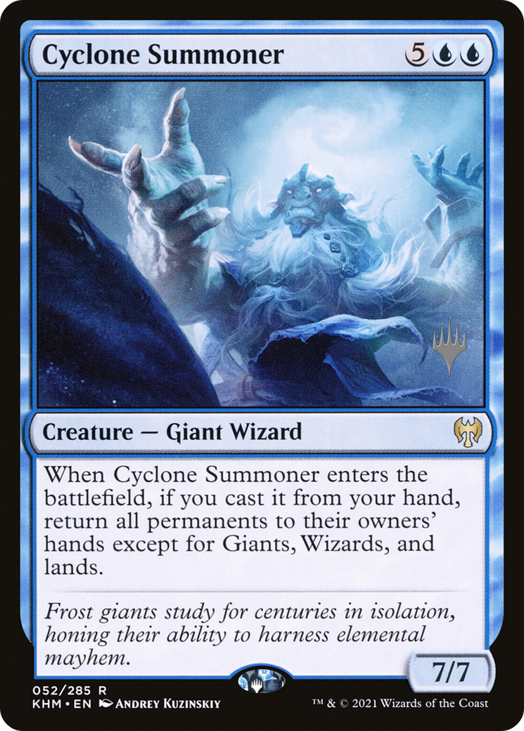 Cyclone Summoner (PPKHM-52P) [Kaldheim Promos] Foil