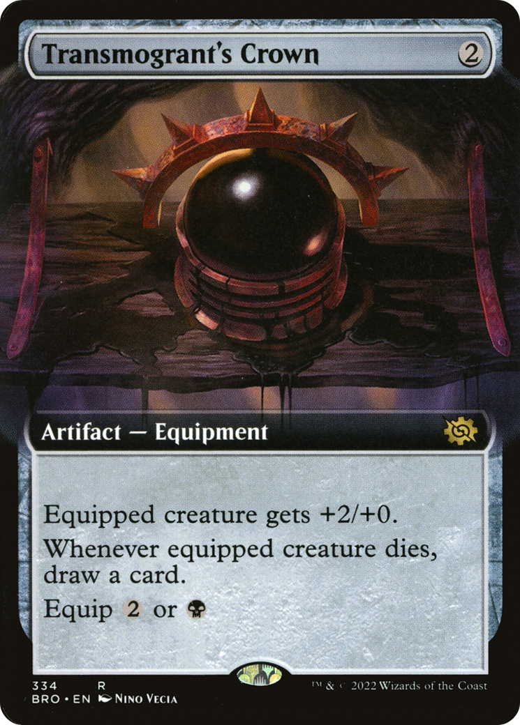 Transmogrant's Crown (Extended Art) (BRO-334) [The Brothers' War]