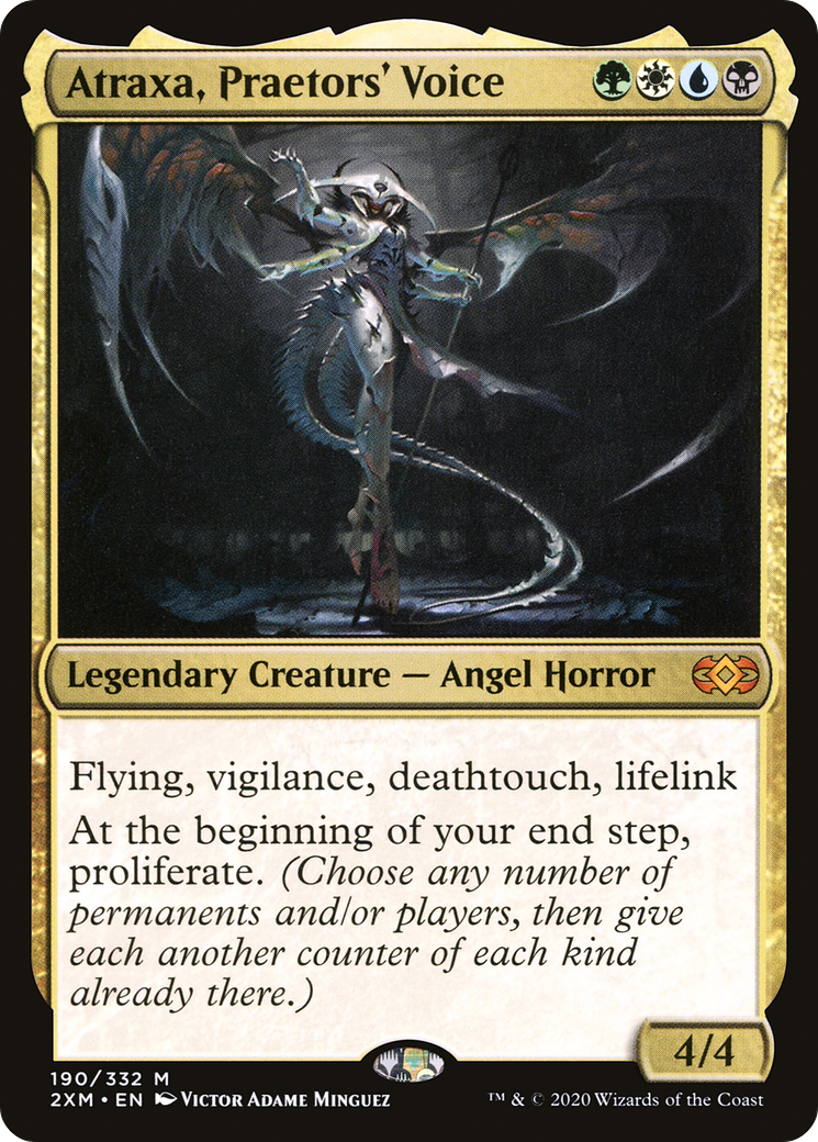 Atraxa, Praetors' Voice (2XM-190) [Double Masters] Foil