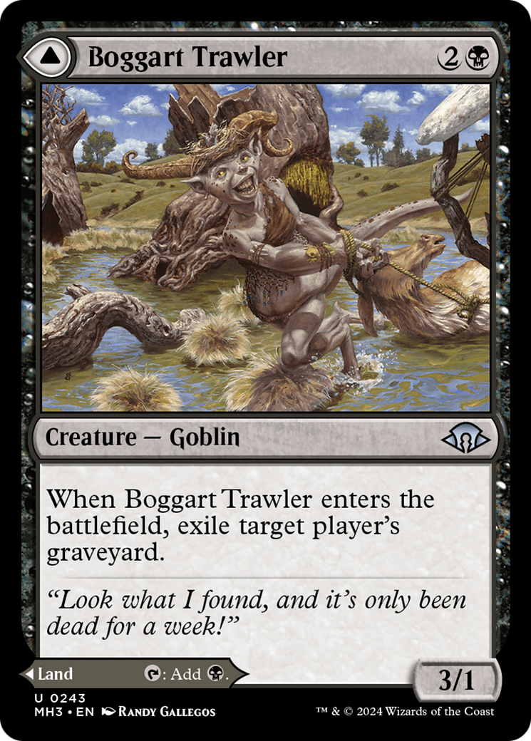 Boggart Trawler // Boggart Bog (MH3-243) [Modern Horizons 3] Foil