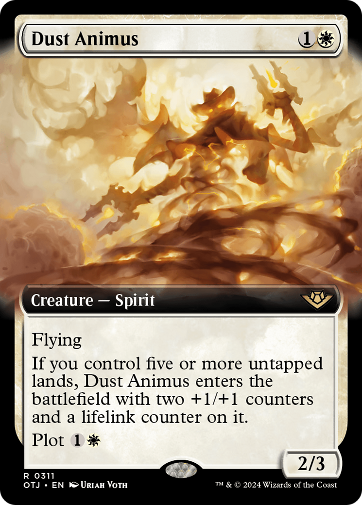 Dust Animus (OTJ-311) [Outlaws of Thunder Junction]: (Extended Art) Foil