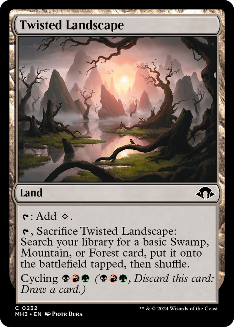 Twisted Landscape (MH3-232) [Modern Horizons 3]