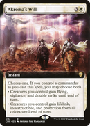 Akroma's Will (CMR-615) [Commander Legends]: (Extended Art)