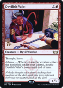 Devilish Valet (PRE-105) [Streets of New Capenna Promos] Foil