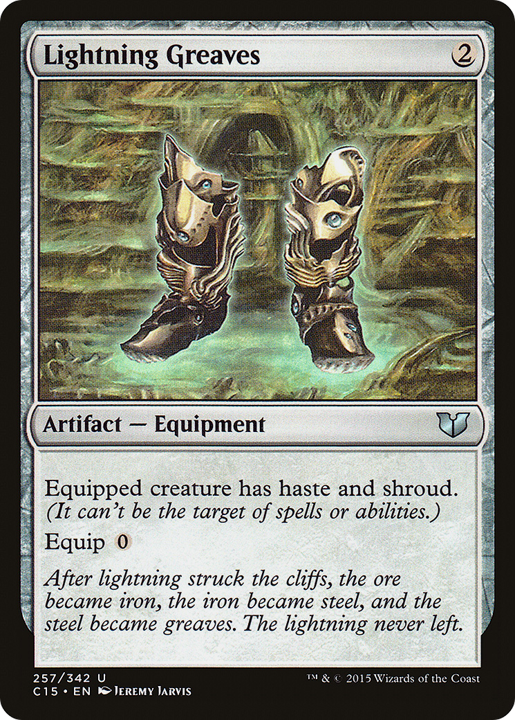 Lightning Greaves (C15-257) [Commander 2015]