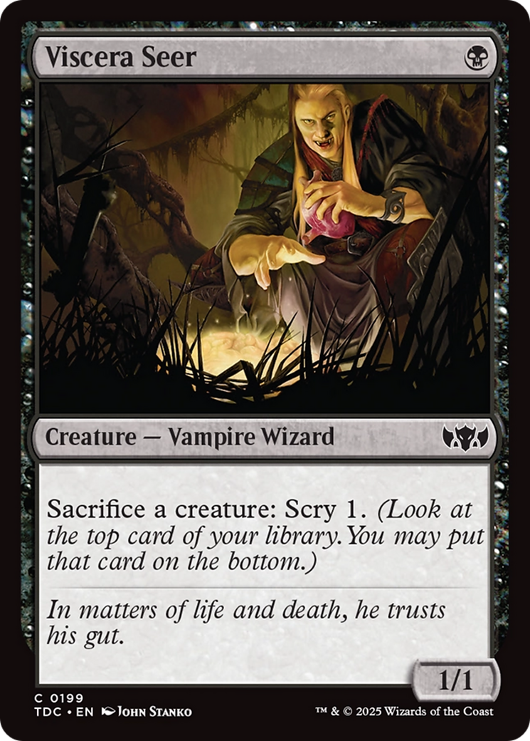 Viscera Seer (TDC-199) [Commander: Tarkir: Dragonstorm]