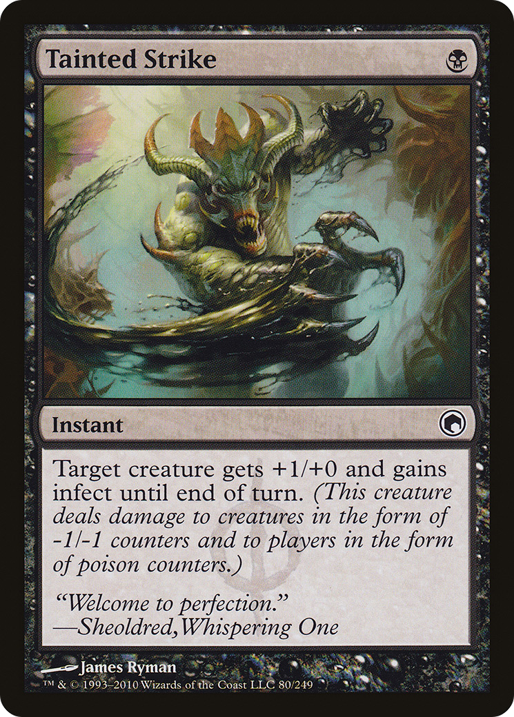 Tainted Strike (SOM-080) [Scars of Mirrodin]