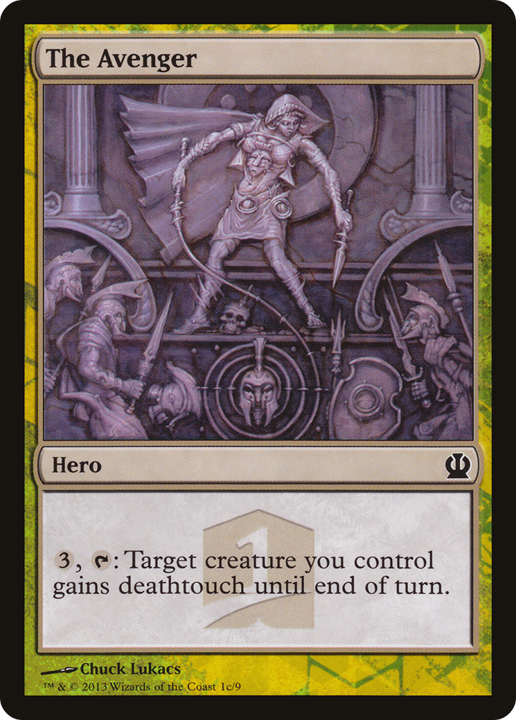 The Avenger (HERO-01C) [Theros Hero's Path]