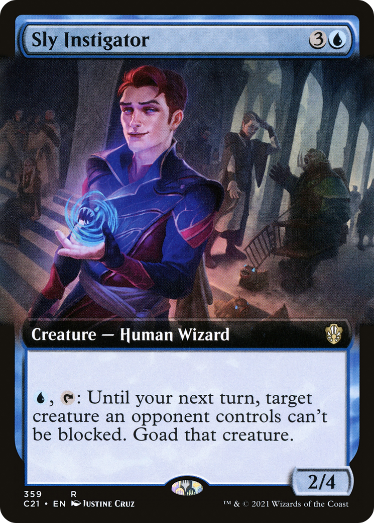 Sly Instigator (C21-359) [Commander 2021]: (Extended Art)