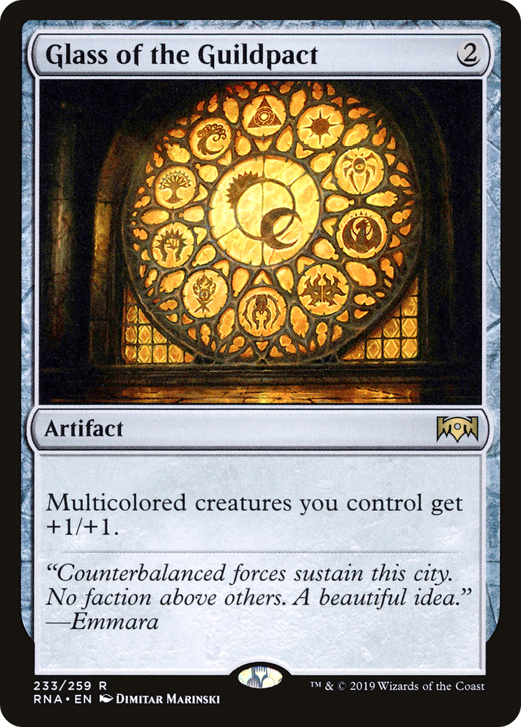 Glass of the Guildpact (RNA-233) [Ravnica Allegiance] Foil