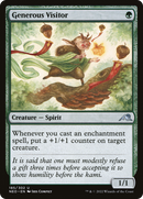 Generous Visitor (NEO-185) [Kamigawa: Neon Dynasty] Foil
