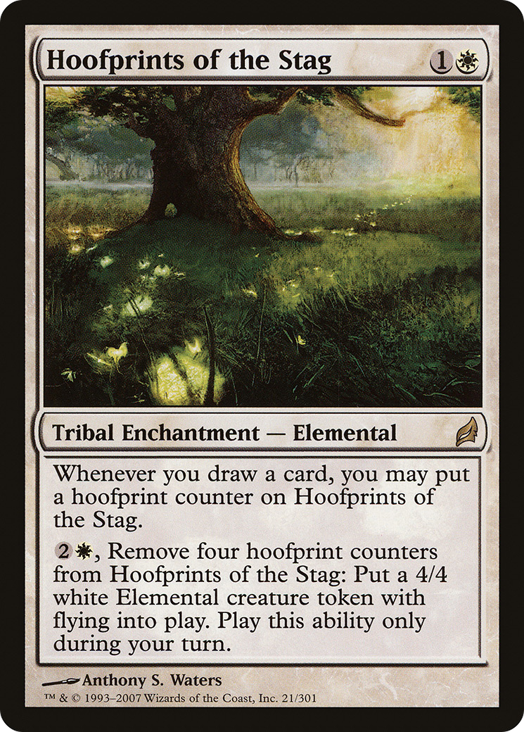 Hoofprints of the Stag (LRW-021) [Lorwyn] Foil