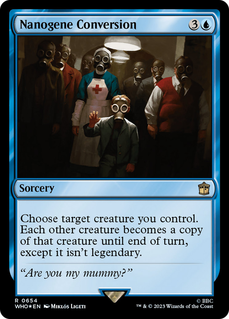Nanogene Conversion (WHO-654) [Doctor Who] Foil