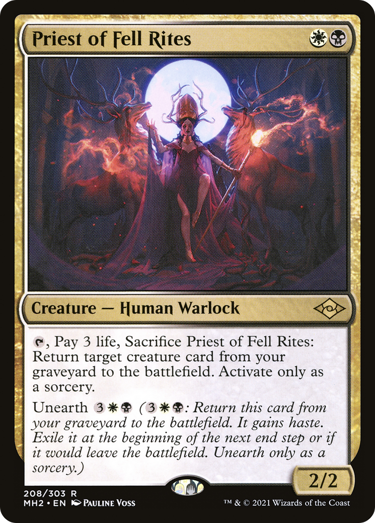 Priest of Fell Rites (MH2-208) [Modern Horizons 2]