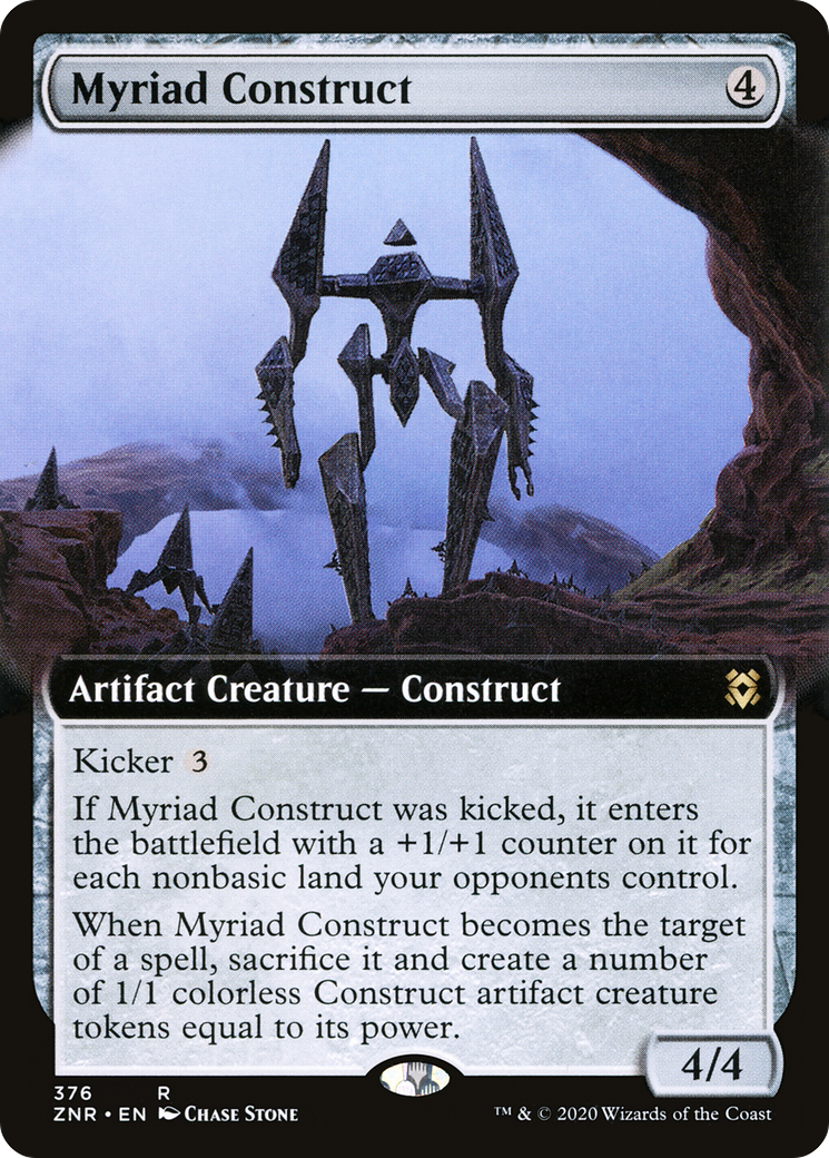 Myriad Construct (Extended Art) (ZNR-376) [Zendikar Rising]