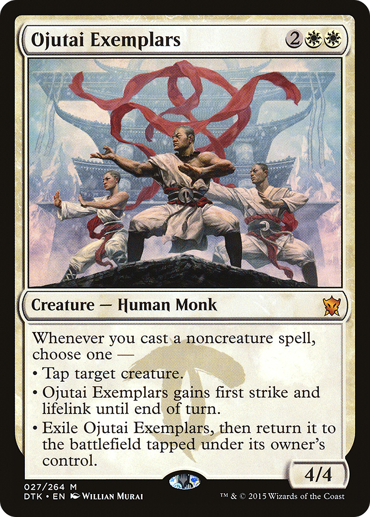 Ojutai Exemplars (DTK-027) [Dragons of Tarkir] Foil
