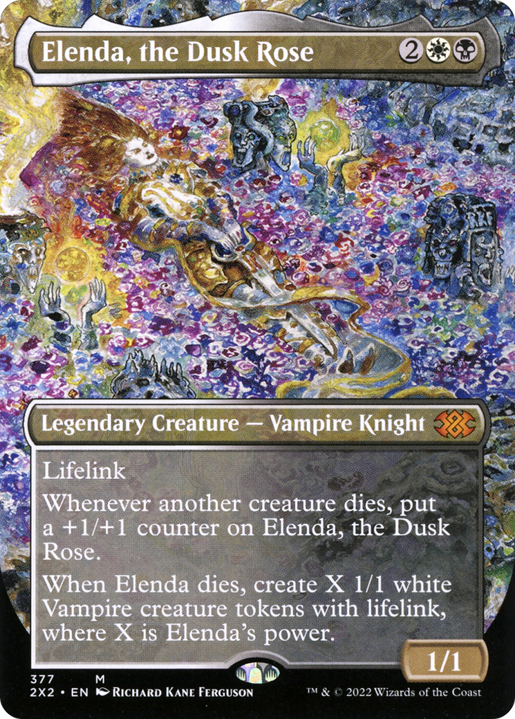 Elenda, the Dusk Rose (Borderless) (2X2-377) [Double Masters 2022]
