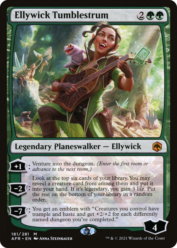 Ellywick Tumblestrum (PPAFR-181P) [Promo Pack: Adventures in the Forgotten Realms Promos]