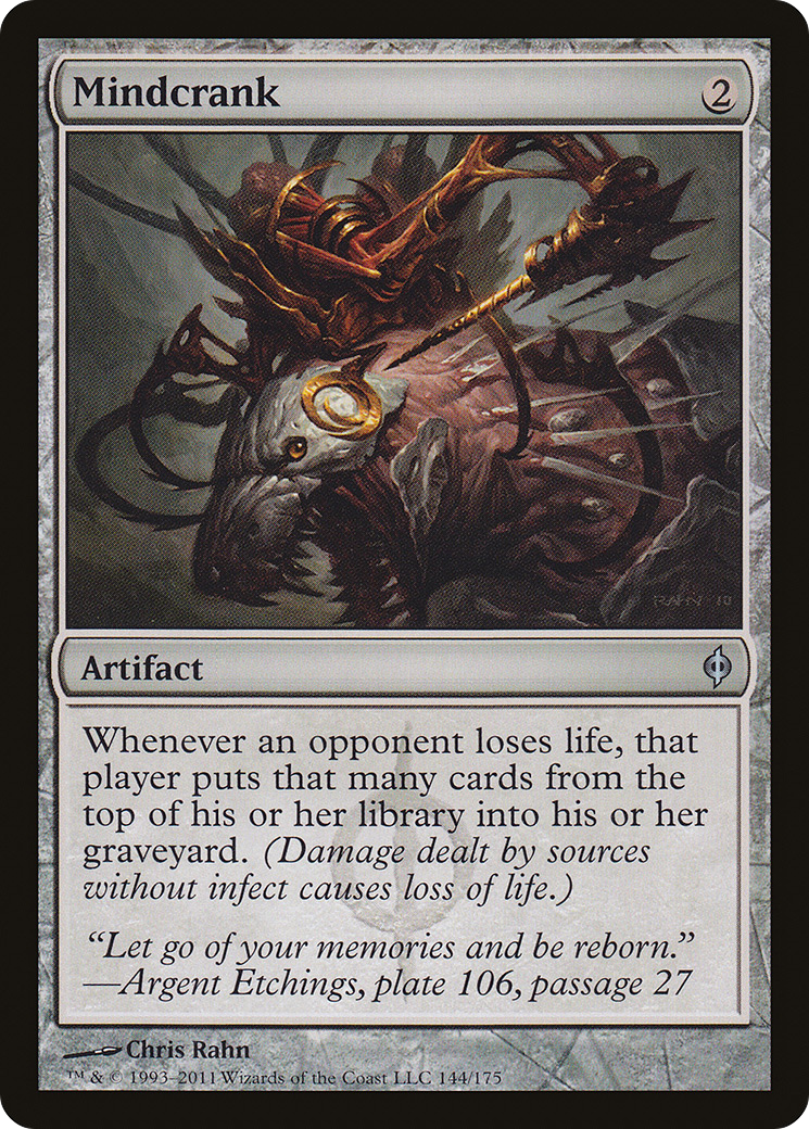 Mindcrank (NPH-144) [New Phyrexia] Foil