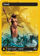 Island (DFT-513) [Aetherdrift]: (Full Art) Foil