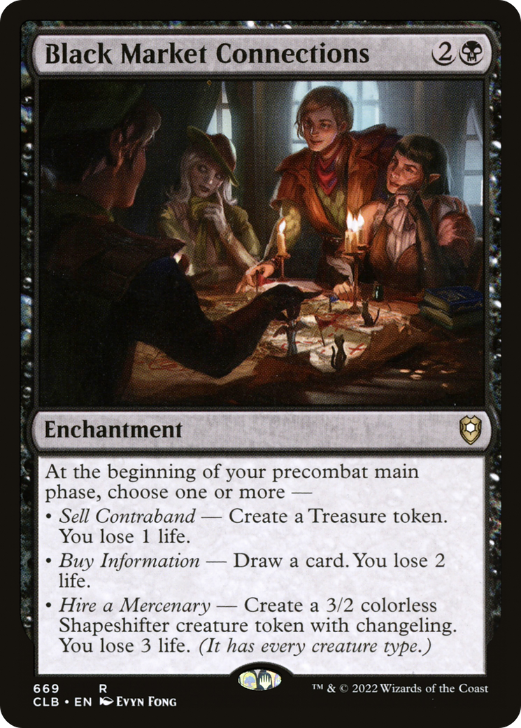 Black Market Connections (CLB-669) [Commander Legends: Battle for Baldur's Gate]