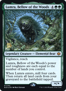 Lumra, Bellow of the Woods (PRE-183S) [Bloomburrow Promos] Foil
