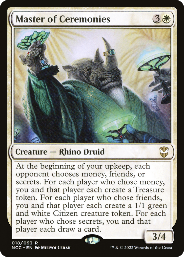 Master of Ceremonies (NCC-018) [New Capenna Commander]