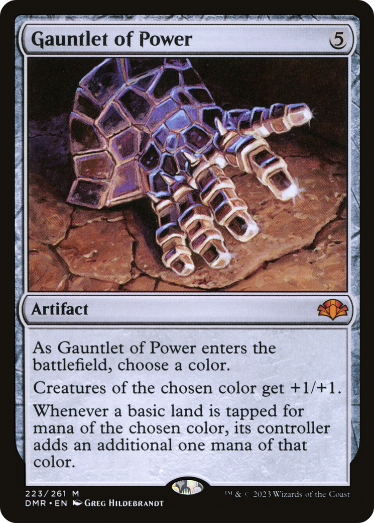 Gauntlet of Power (DMR-223) [Dominaria Remastered] Foil