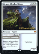 Realm-Cloaked Giant (PRE-26S) [Throne of Eldraine Promos] Foil