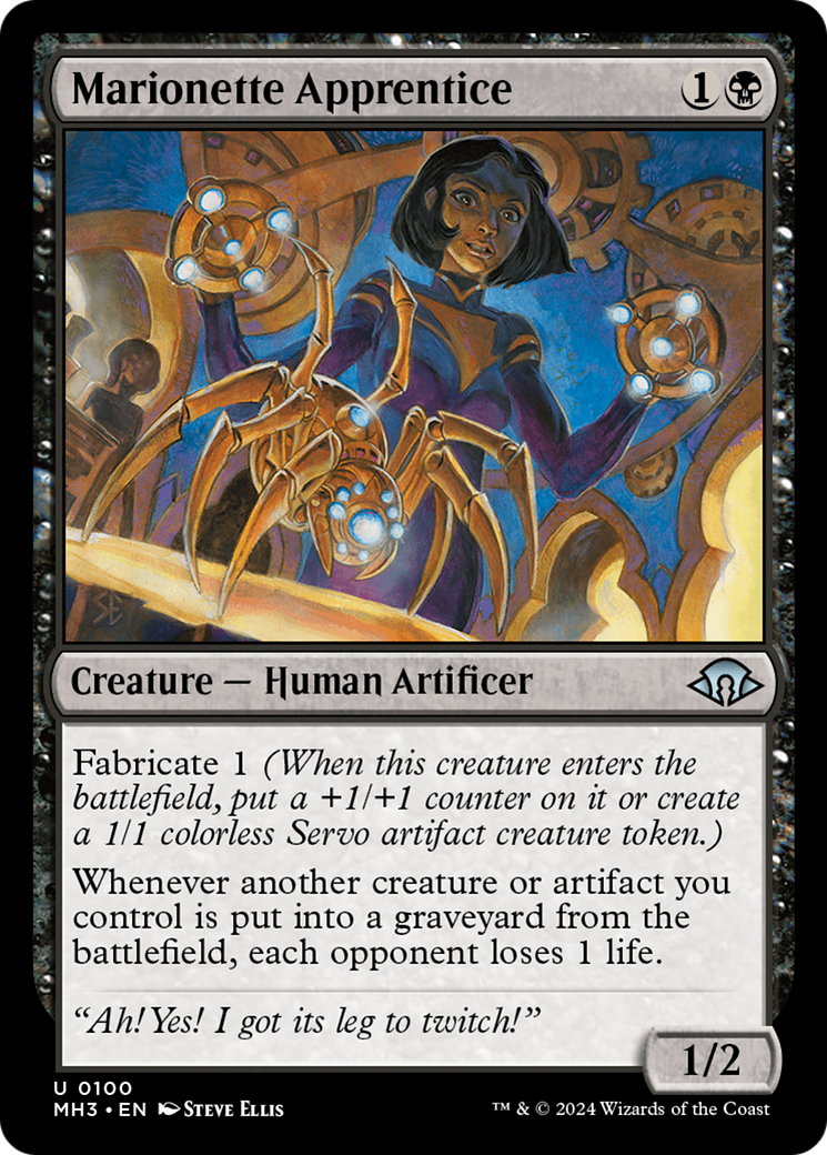 Marionette Apprentice (MH3-100) [Modern Horizons 3] Foil