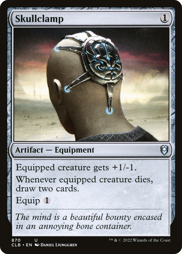 Skullclamp (CLB-870) [Commander Legends: Battle for Baldur's Gate]
