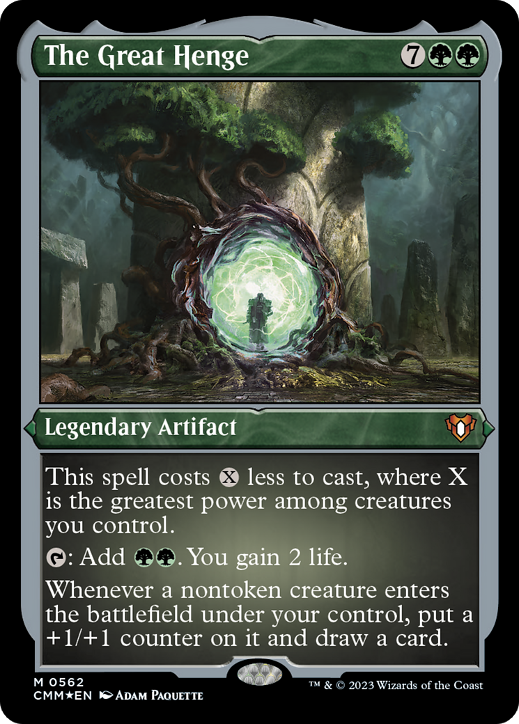 The Great Henge (CMM-562) [Commander Masters] Etched Foil