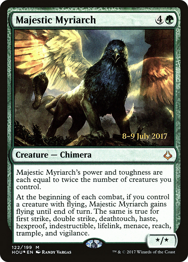 Majestic Myriarch (PRE-122S) [Hour of Devastation Promos] Foil