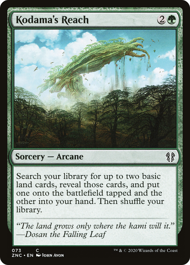 Kodama's Reach (ZNC-073) [Zendikar Rising Commander]