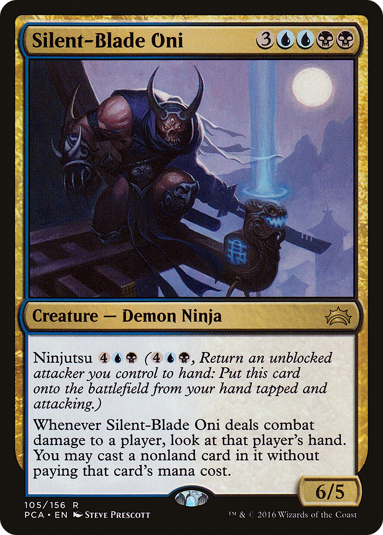 Silent-Blade Oni (PCA-105) [Planechase Anthology]