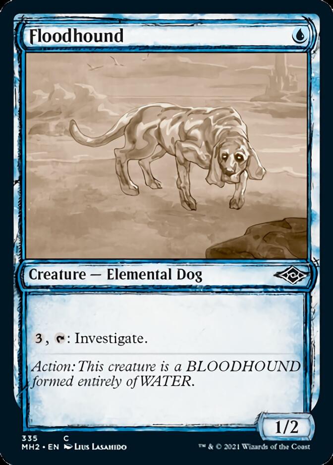 Floodhound (MH2-335) [Modern Horizons 2]: (Showcase) Foil