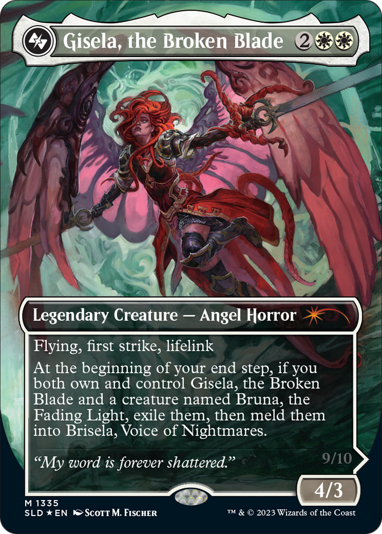 Gisela, the Broken Blade (SLD-1335) [Secret Lair Drop] (Borderless) Foil