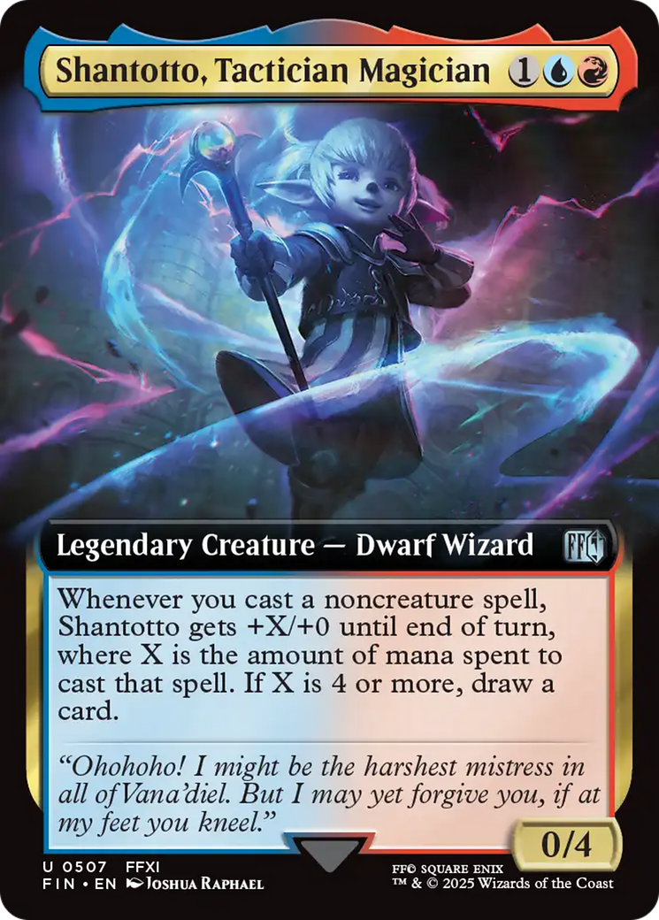 Shantotto, Tactician Magician (Extended Art) (FIN-507) [FINAL FANTASY]: (Extended Art)