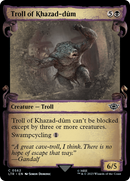 Troll of Khazad-dûm (LTR-562) [The Lord of the Rings: Tales of Middle-earth]: (Showcase) Foil