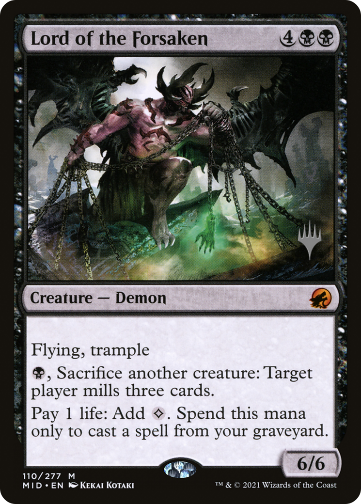 Lord of the Forsaken (PPMID-110P) [Promo Pack: Innistrad: Midnight Hunt Promos]