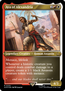 Aya of Alexandria (Foil Etched) (ACR-229) [Assassin's Creed] Foil