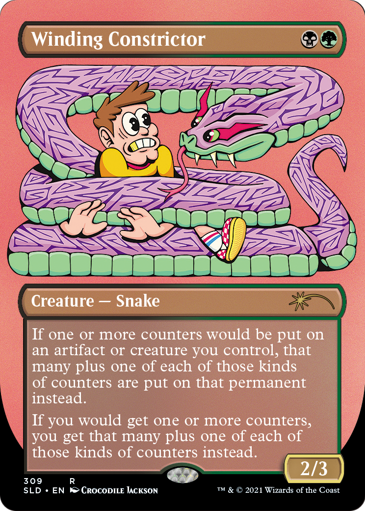 Winding Constrictor (SLD-309) (Borderless) [Secret Lair Drop]