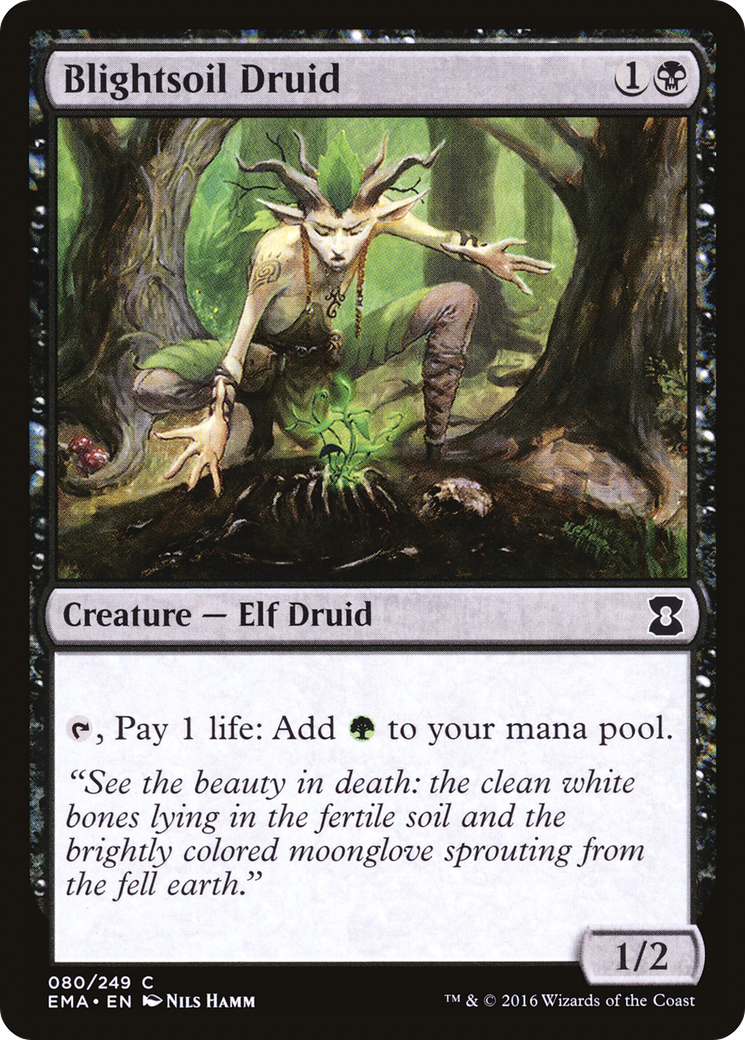 Blightsoil Druid (EMA-080) [Eternal Masters] Foil