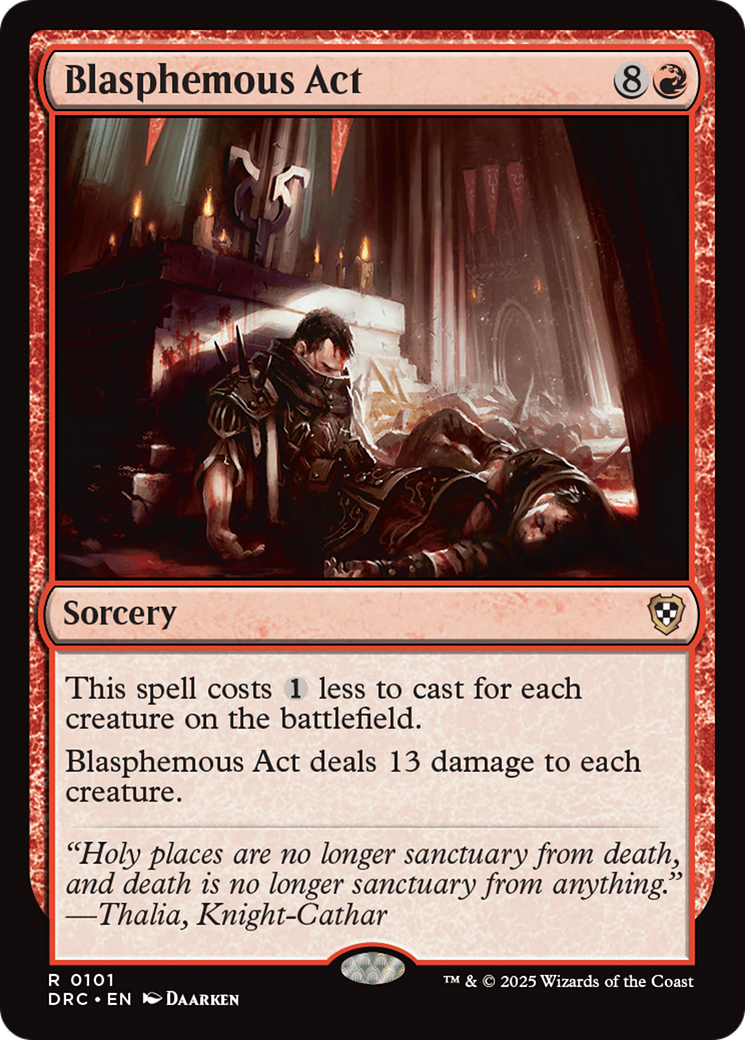 Blasphemous Act (DRC-101) [Commander: Aetherdrift]