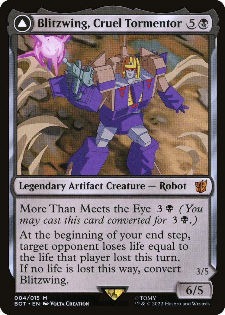 Blitzwing, Cruel Tormentor // Blitzwing, Adaptive Assailant (BOT-004) [Transformers]: (convertdfc) Foil