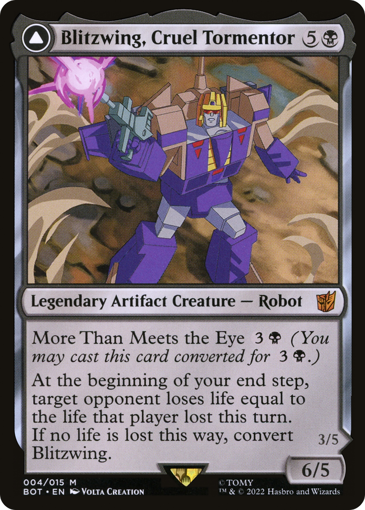 Blitzwing, Cruel Tormentor (BOT-004) [Transformers]